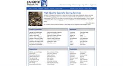 Desktop Screenshot of kangarooproducts.com