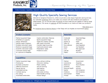 Tablet Screenshot of kangarooproducts.com